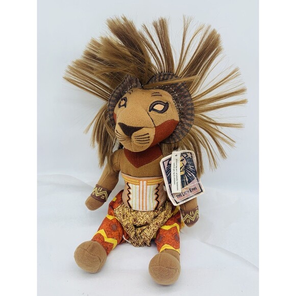Disney Lion King Broadway Musical 11" African Simba Stuffed Animal Plush Toy - Picture 11 of 13